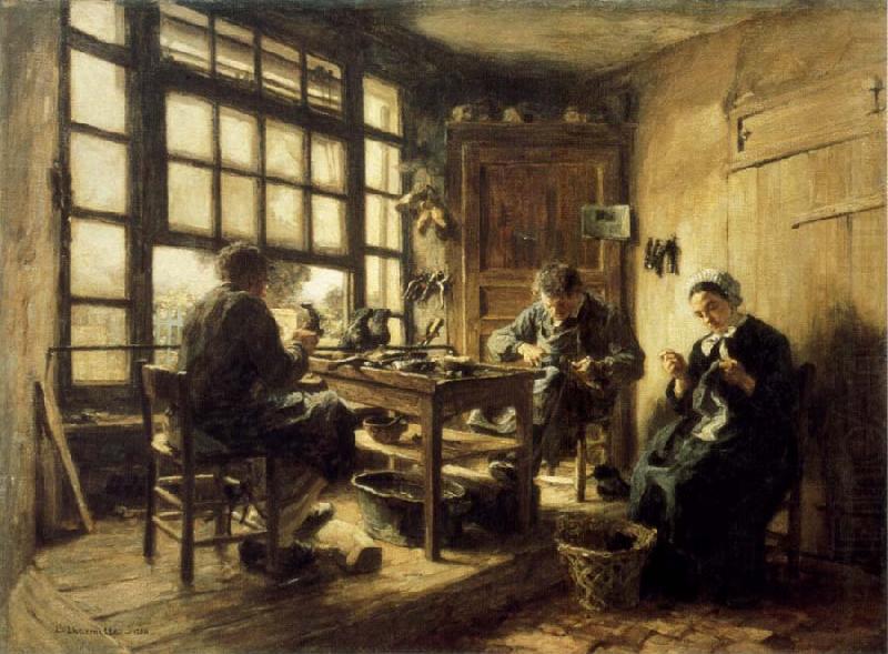Leon Lhermitte The Cobblers china oil painting image